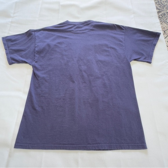 Mickey Mouse Shirt Adult Large Don't Mess With USA Navy Blue Disney Tee - Picture 4 of 8